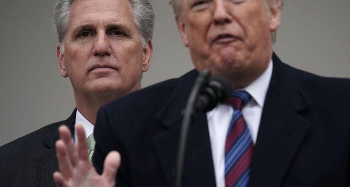 El caos del presidente de la Cámara indica que la influencia de Donald Trump se está reduciendo