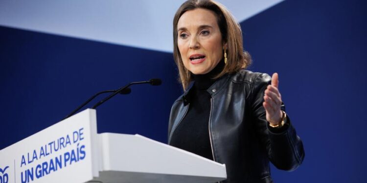 Cuca Gamarra: «Con Sánchez el asalto al Congreso sería solo un desorden público»