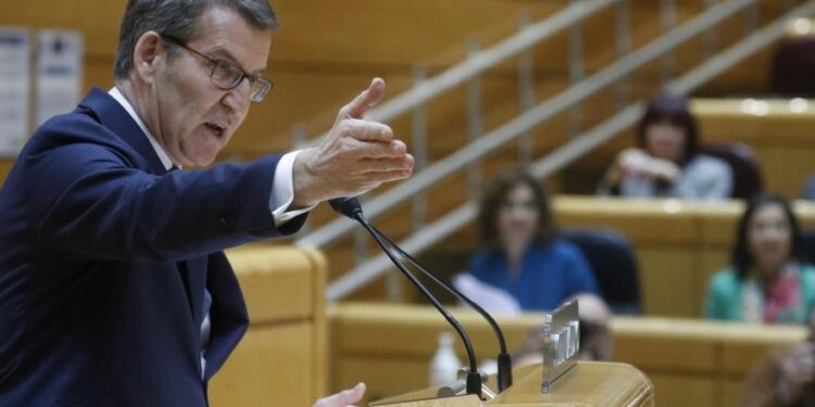 Sánchez y Feijóo se mofan el uno del otro y eclipsan sus propios proyectos de Estado