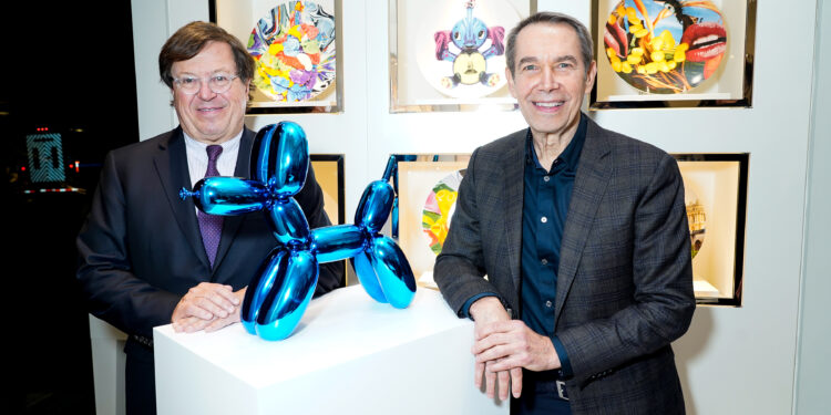 La escultura del 'perro globo' de Jeff Koons valorada en más de $ 40,000 se rompió accidentalmente en el festival de arte de Miami