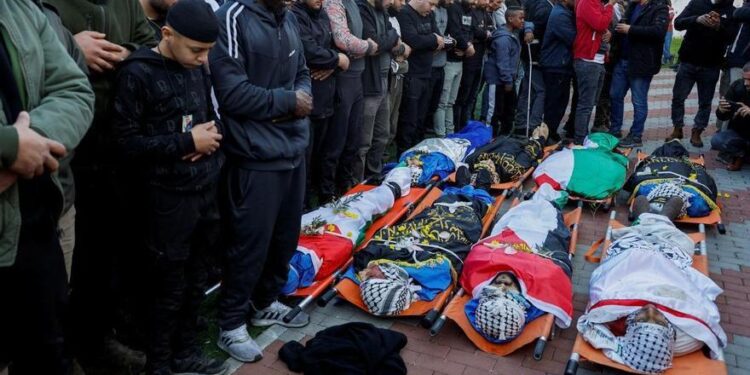 Israel mata a cuatro palestinos en Yenín
